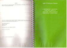 Lade das Bild in den Galerie-Viewer, Apple II Reference Manual
