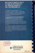 Lade das Bild in den Galerie-Viewer, Commodore 64 Guide de référence du programmeur
