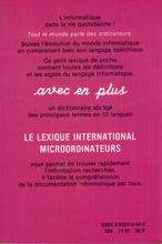 Lade das Bild in den Galerie-Viewer, Lexique international Microordinateurs
