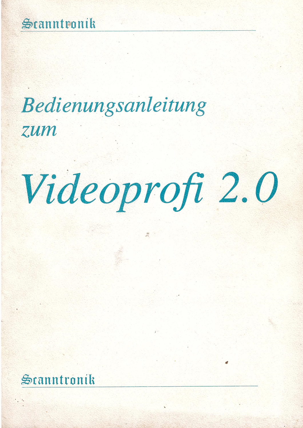 Bedienungsanleitung zum Videoprofi 2.0
