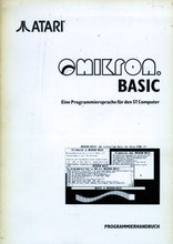 Lade das Bild in den Galerie-Viewer, Atari Handbuch zu Omikron Basic für Atari ST Vorderseite
