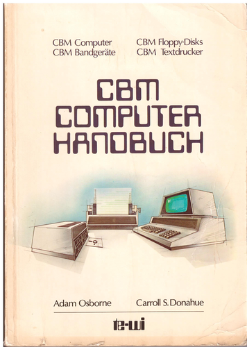 CBM Computer Handbuch Vorderseite