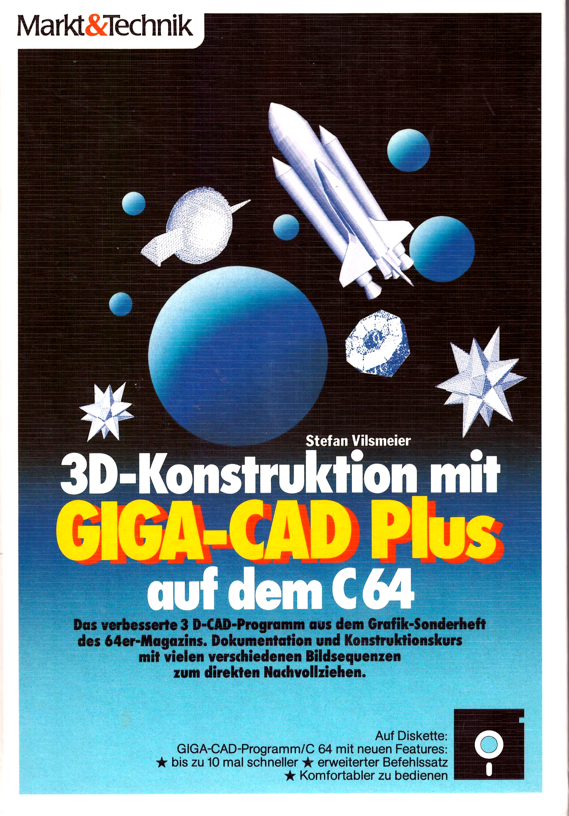 3D-Konstruktion mit GIGA-CAD Plus auf dem C64 – Digital Retro
