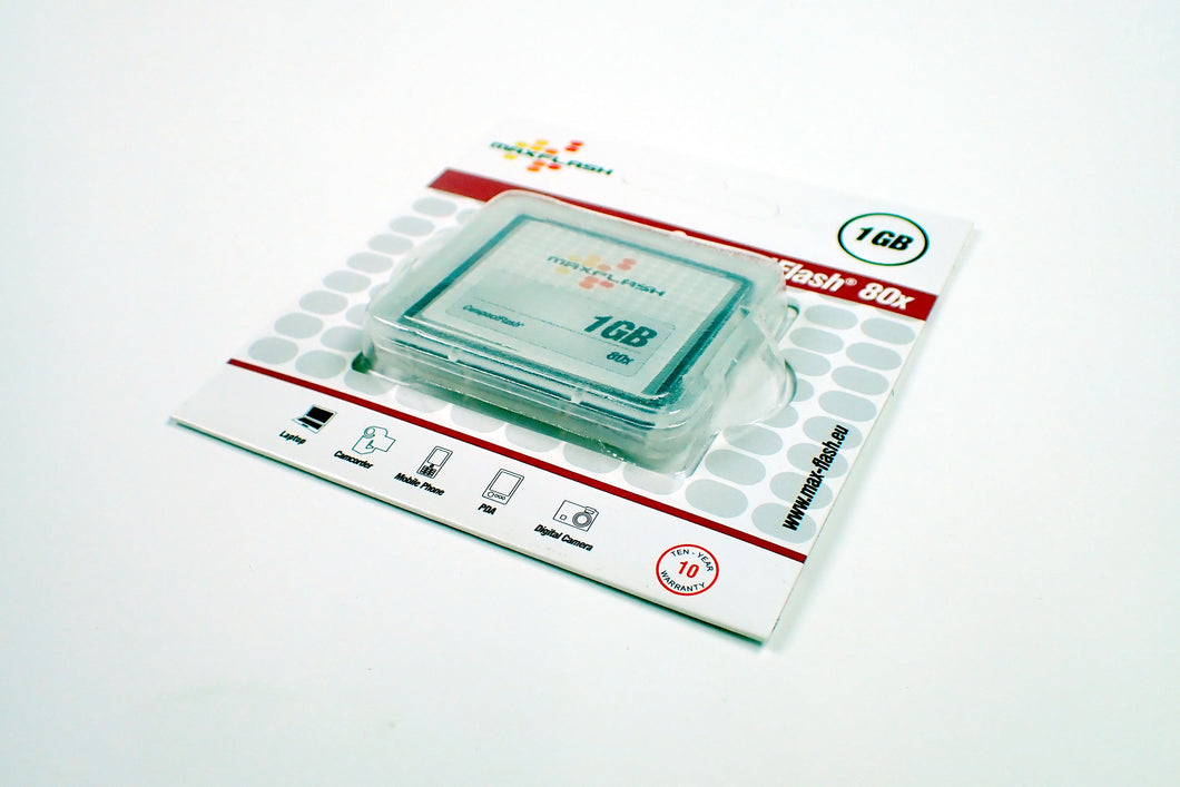 Compact  Flash Card 1 GB 80x