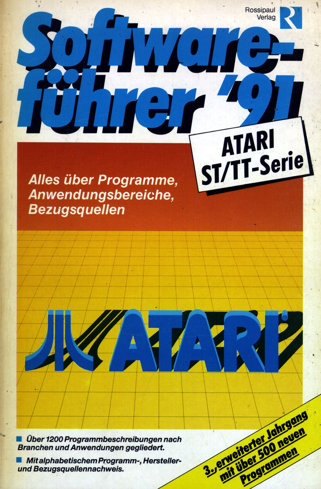 ATARI ST/TT Softwareführer '91 Vorderseite